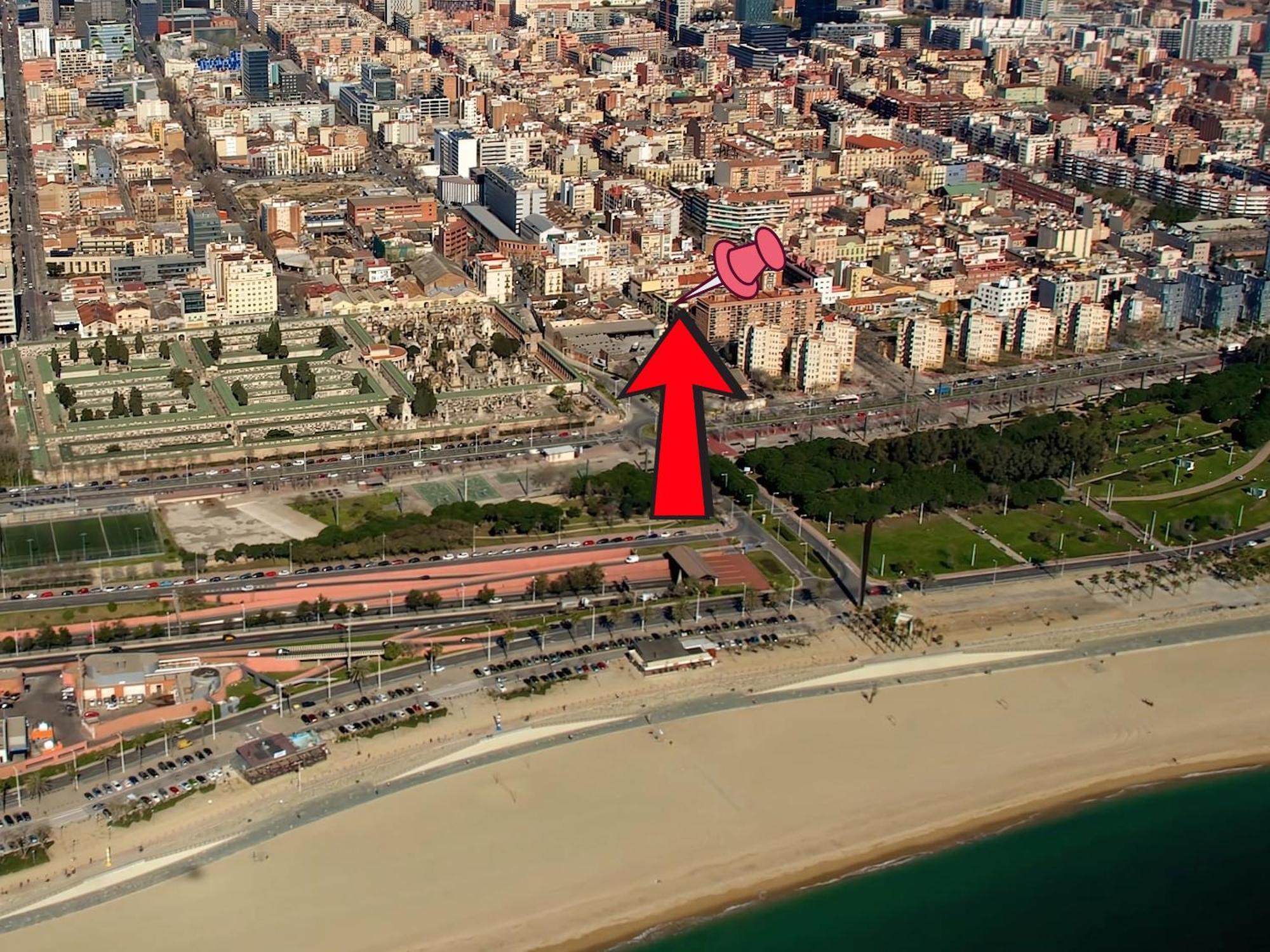 Taulat Loft L Poblenou Beach L Self Check In L Terrace Penthouse Barcelona Exterior foto